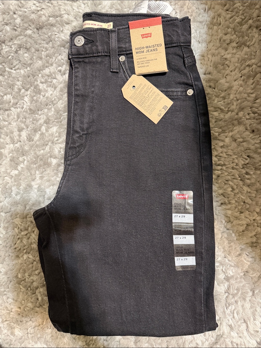 Levi's Slim High-Waisted Men's Jeans in Black